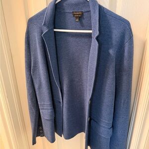 Talbots Women's Classic Cornflower Blue soft / relaxed Blazer